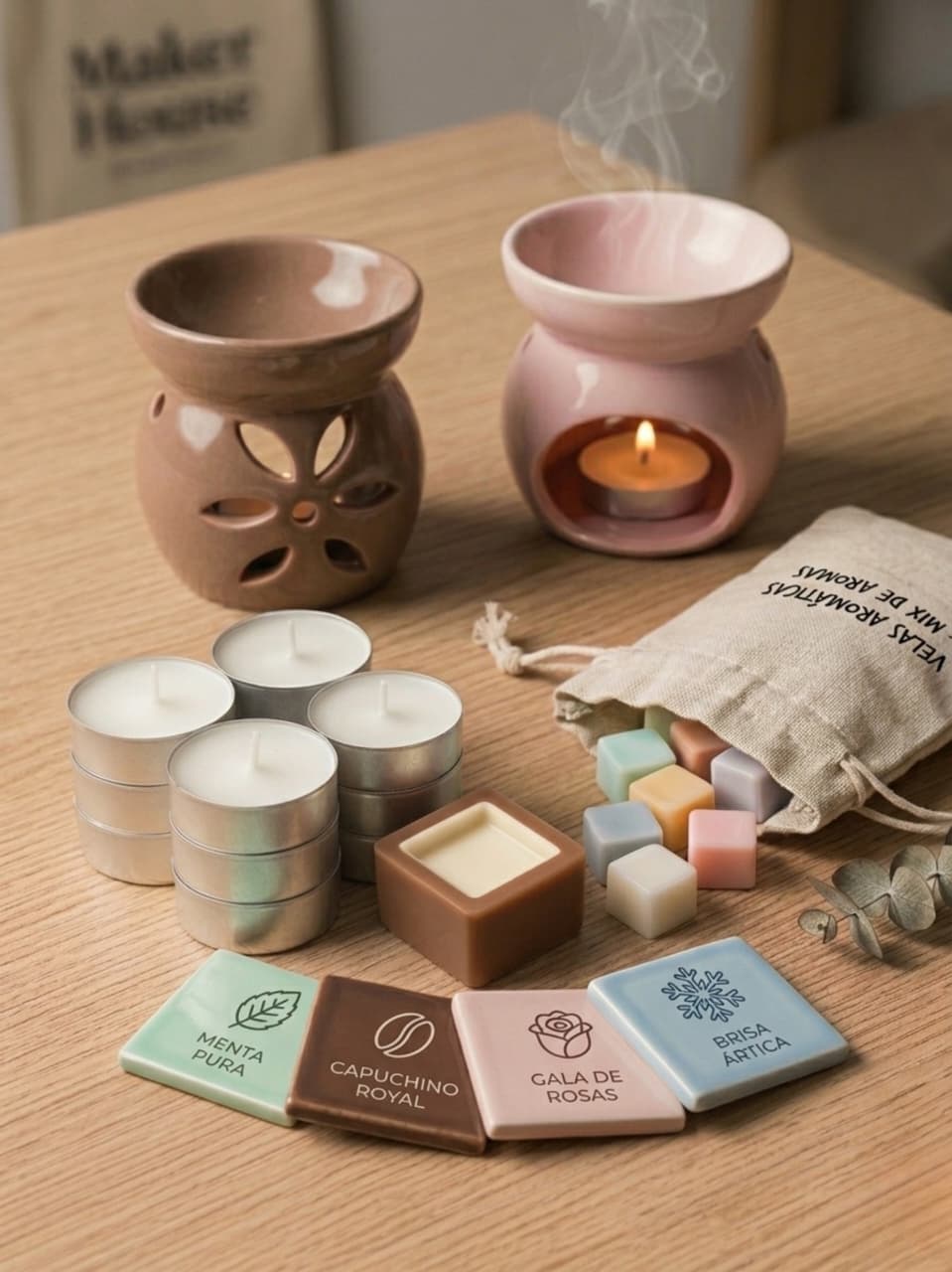 Kit Quemador Esencias Pequeño